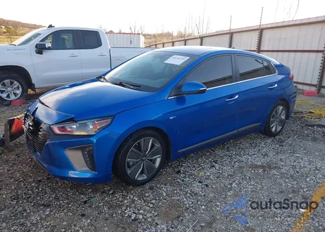 2017 Hyundai Ioniq Hybrid Limited z USA, uszkodzony, nr VIN KMHC85LC3HU029713